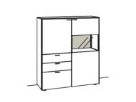 Venjakob Sentino 3000 Highboard 5277 