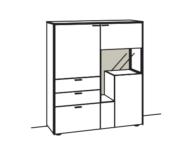 Venjakob Sentino 3000 Highboard 5279 