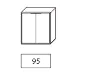 Wöstmann WSM 1600 Kommode 2 Türen hoch 3950 