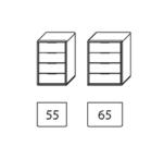Wöstmann WSM 1600 Kommode 65cm 2652 