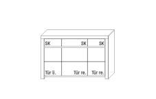 Wöstmann Soleo 3000 Sideboard 2250 