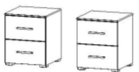 Rauch Scala Nachttisch-Paar 