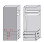 Wittenbreder Luna Kleiderschrank MLA-4-S229005 