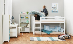 Infanskids Regal 140cm hoch, VERSANDKOSTENFREI Breite 80cm, weiß