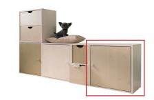 Infanskids Würfel groß inkl. Fachboden, VERSANDKOSTENFREI weiß