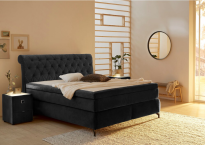 Jockenhöfer Boxspringbett Scarlett schwarz 