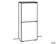 Venjakob Andiamo Home Highboard H406 Lack kristallweiß matt | Links
