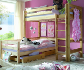 Infanskids Hochbett Kombination mit Leiter 
