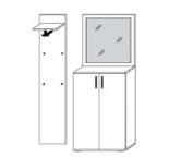 Wittenbreder Roubaix Kompakte Garderoben-Kombination N25 