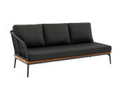 Niehoff Garden Lounge Freeport 3-Sitzer Sofa links 