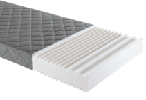 Paidi Kaltschaum-Matratze mit Baumwollbezug 