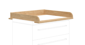 Paidi Kira Wickelaufsatz schmal Absetzung Eiche-Nebraska-Nachbildung