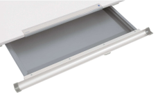 Paidi Schubkastenauszug Metall silberfarbig 