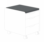 Paidi Sitzpolster für Rollcontainer Grau