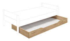 Paidi Sten Bettkasten Unterschiebebett Eiche