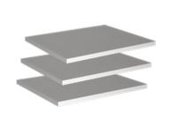 Rauch Fifty Zubehör Einlegeboden 100cm 3er Set