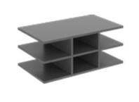 Rauch Fifty Zubehör Regal Einsatz für 100 cm 