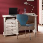 Infanskids Romantik Schreibtisch Weiß gewachst