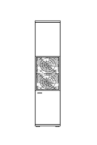 Ideal Möbel Flora Vitrine Type 10 