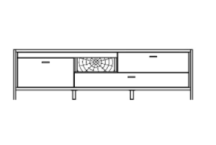 Ideal Möbel Flora Unterteil Type 05 