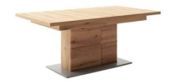 MCA Direkt Naxos Tisch mit Säule 180(280) cm T60 