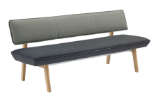 Venjakob Sitzbank Impuls P9 Onyx mit Holzfuß 