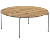 Venjakob Couchtisch Rio Rund Durchmesser 55 cm | Höhe M = 42 cm | Schwarz Anthrazit matt | Keramik Beton