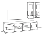 Venjakob Next Level 3000 Wohnwand NE04 