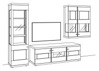 Venjakob Next Level 3000 Wohnwand NE07 