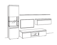 Venjakob V-Plus 3000 Wohnwand VP04 