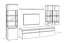 Venjakob V-Plus 3000 Wohnwand VP07 