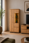 Wohnconcept Donna Vitrine links 