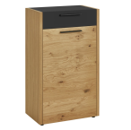 Voss Kommode Levio 120 121 Lack Schwarz matt | Links