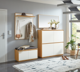 Voss  V100 Garderoben-Set 2 Lack Weiß