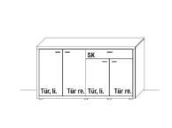 Wöstmann WM 2250 Sideboard 2663 2664 