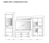 Wöstmann Soleo 3000 Wohnwand 3004 