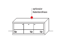 Wöstmann Aurum TV-Lowboard 1550 