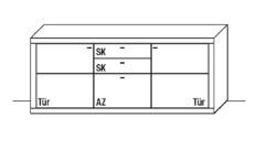 Wöstmann Aurum Sideboard 2050 