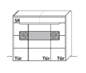 Wöstmann Solento Highboard 3550 