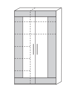 Röhr Bush Cadre Kleiderschrank 026 