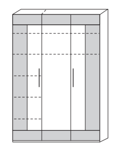 Röhr Bush Cadre Kleiderschrank 027 