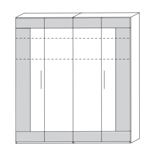 Röhr Bush Cadre Kleiderschrank 029 
