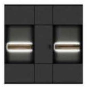 MCA Messina Highboard MSS2VT05 
