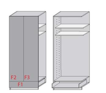 Wittenbreder Luna Kleiderschrank MLA-4-S229003 