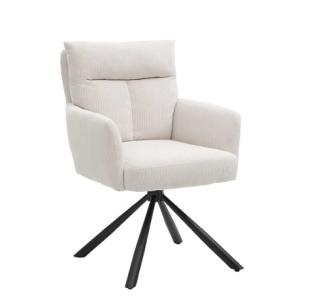 Stolkom Armlehnstuhl Sofia cord beige 