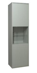 Mäusbacher Bonnie Standvitrine pine green matt lack