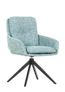 Gutmann Factory OLMO Drehsessel Blau meliert 