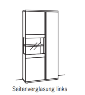 Venjakob Barola Vitrine 9144 VERSANDKOSTENFREI 