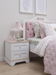 Infantil ALMILA Bianca Nachtkommode 