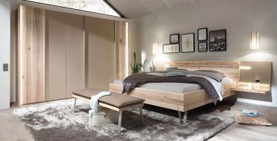 Thielemeyer Cubo Komfort-Liegenbett mit Holzkopfteil 